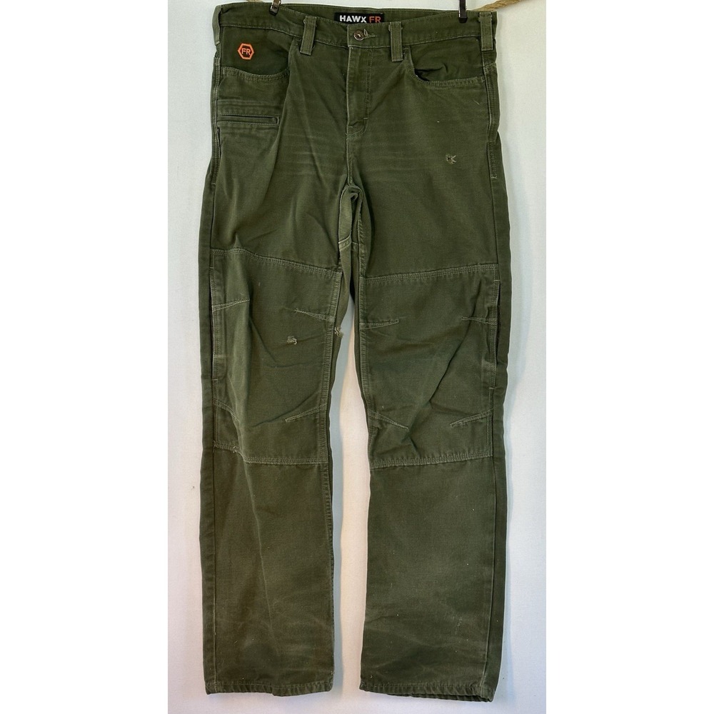 HAWX FR Canvas Work Pants Straight Hipster Grunge Men's 32 X 32